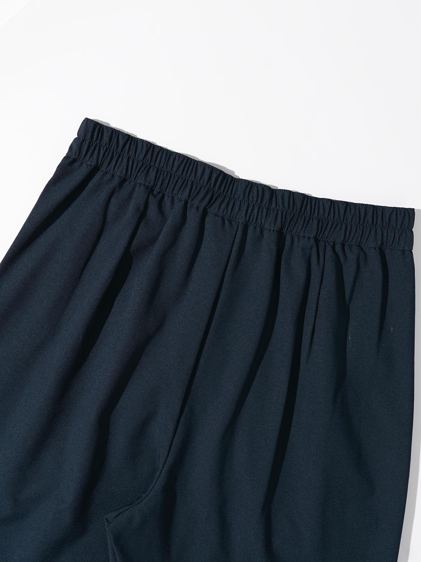 Women's asymmetrical belt solid color casual pants, made of Woven, comfortable and skin-friendly fabric, suitable for office and travel fashion Bottom, Casual Fashion Bottoms
