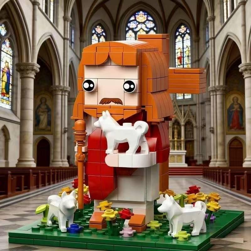 High-Quality Jesus Building Blocks, Ideal for Faith Development, Perfect Family Collection, Best Choice for Home Display