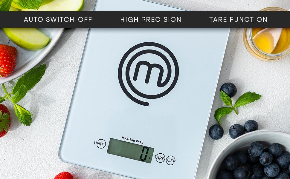 Food Grams and Ounces for, Food Weight with LCD Display for Baking & Cooking, Tempered Scales, Weighing of 0.1oz, 11lb Weight Capacity
