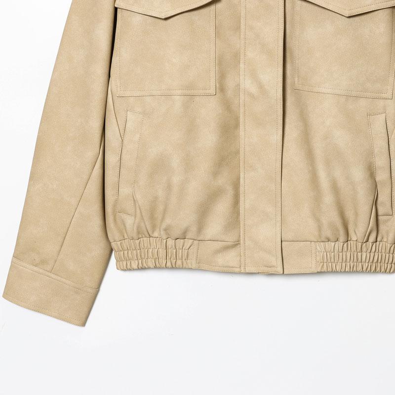 Women's Winter Jacket Zipper Oversized Stand Collar Multiple Pockets Workwear Street Style Casual Layered Outerwear