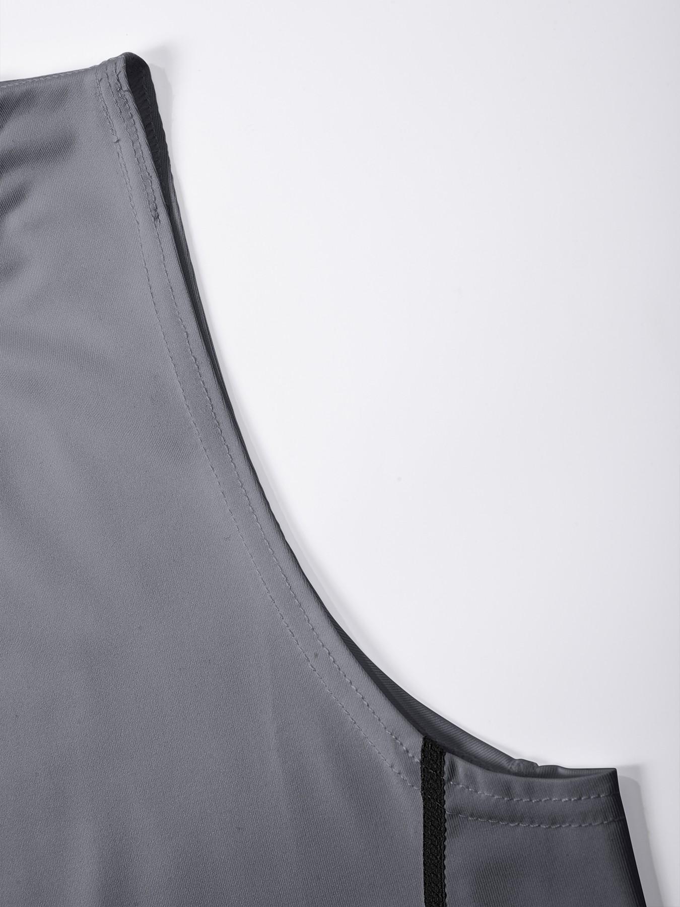 Y2K Compression Tank Top Men Jesus Cross Graphic Gym Workout Running and Fitness Shirt Quick Dry Tight Fitting Muscle Sleeveless Vest