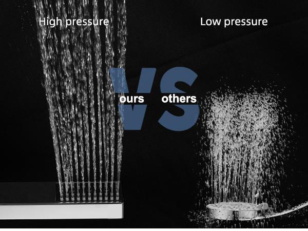 Hibbent Upgraded 13'' Shower Head Combo, High Pressure 5-spray Rainfall Showerhead, Stainless Steel 4 Modes Handheld Spray, All Metal 4-way Diverter Valve, Extension Arm, 71'' Hose and Holder, Chrome