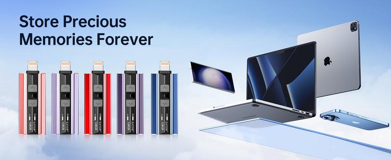 EATOP Flash Drives Intended for iPhone, Memory Stick Storage for Photos and Videos, USB External Memory Storage Flash Drive Compatible with iPhone iPad Android and Computers