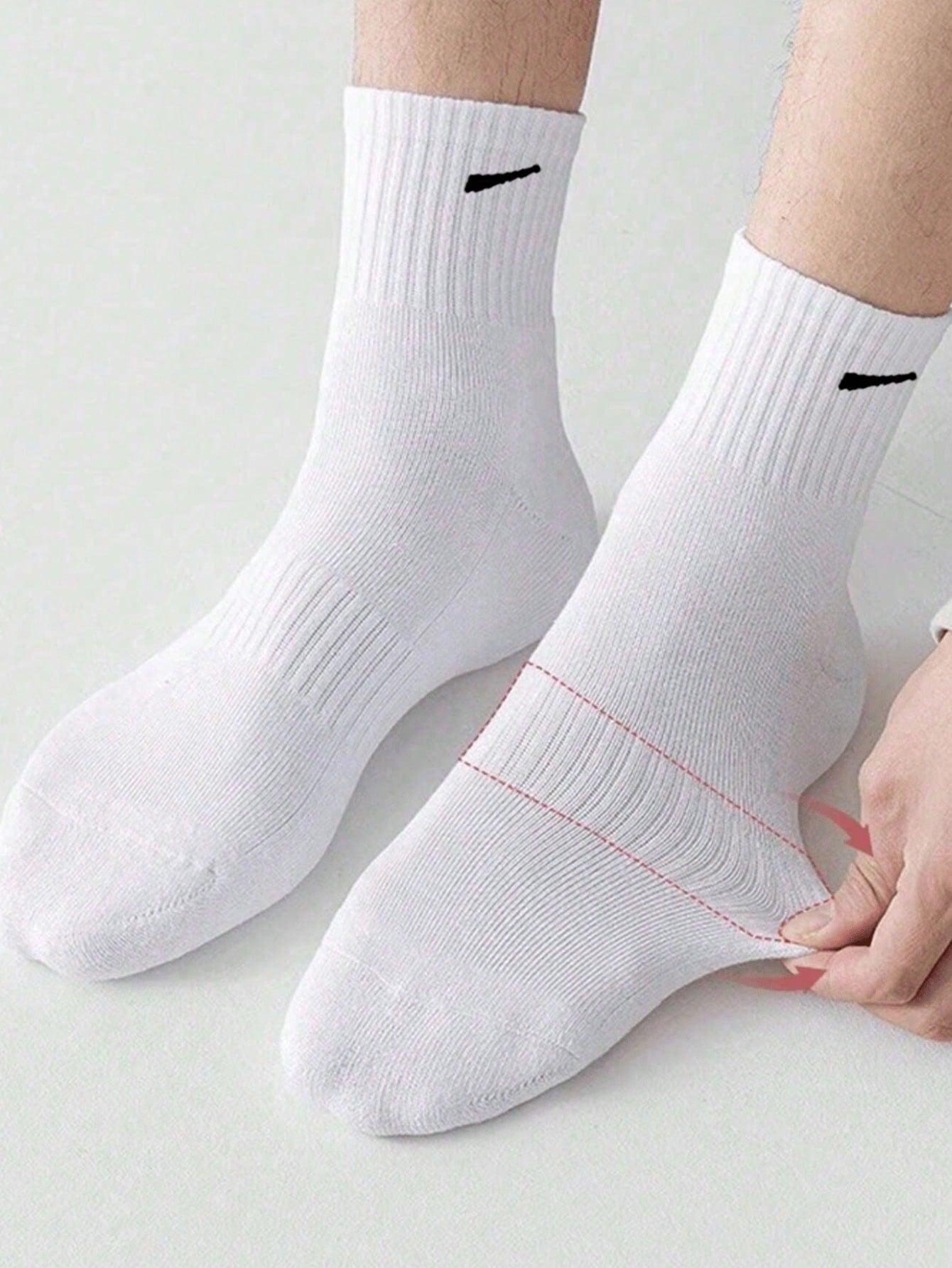 20 Pairs Sweat-Absorbent Multi-Purpose Teen Socks, Breathable Comfortable Mid-Calf Socks for Unisex