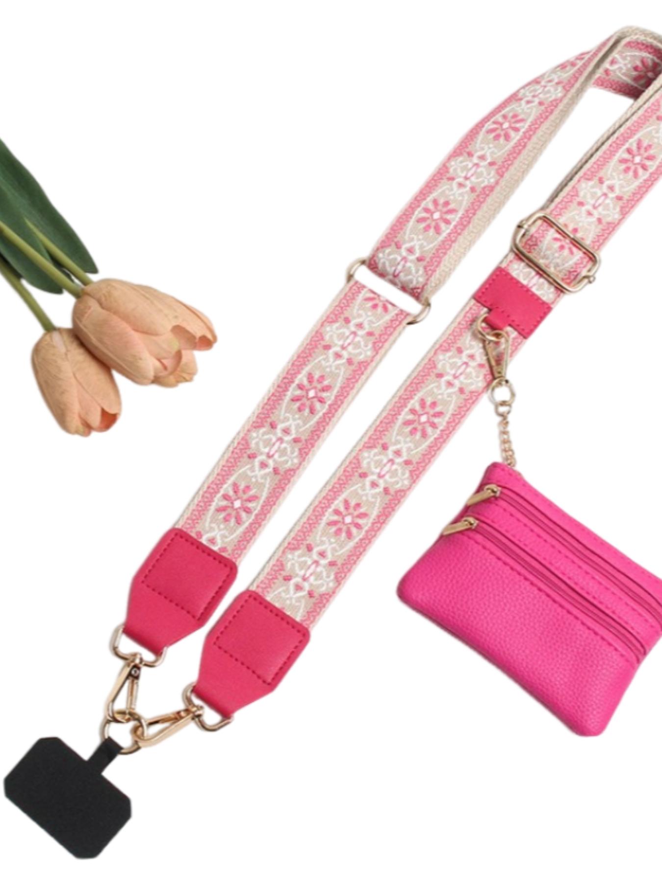 Retro ethnic pattern, adjustable, can be used as mobile phone straps, bag straps, crossbody model mobile phone straps with wallet, bag straps, zipper bags, crossbody straps with wallets, Mother's Day gifts, birthday gifts, Versatile Strap