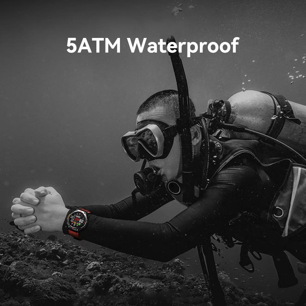 Men's Sport Smart Watch M-Rex4, 1.45 Inch HD Touch Screen, Bluetooth-compatible Call Sos NFC, Multi-Sport Modes, Heart Rate Sleep Monitor, 5atm Waterproof, 500mah Battery