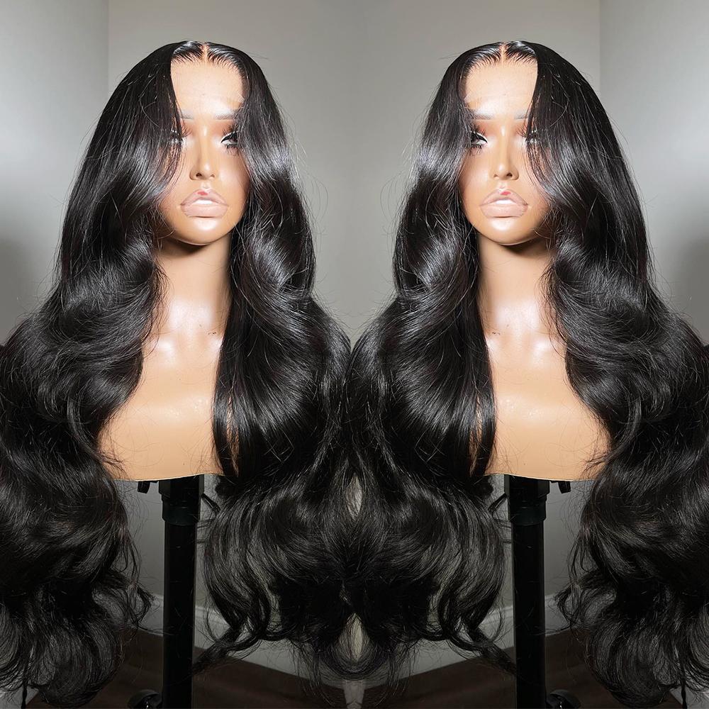 13x6 HD Transparent Lace Frontal Wigs Human Hair Pre Plucked 13x4 Lace Brazilian Body Wave Wigs with Baby Hair 180 Density Natural Hairline for Black Women 32inch TikTokShopHolidayHaul