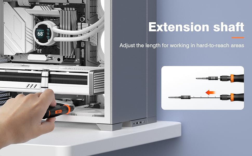 JOREST 152 Precision Screwdriver Set with Magnetic Tool Kit, Torx Triwing Bits for Electronics, Mac, Laptop, PC, RC, PS5, iPhone & Jewelers Hardware