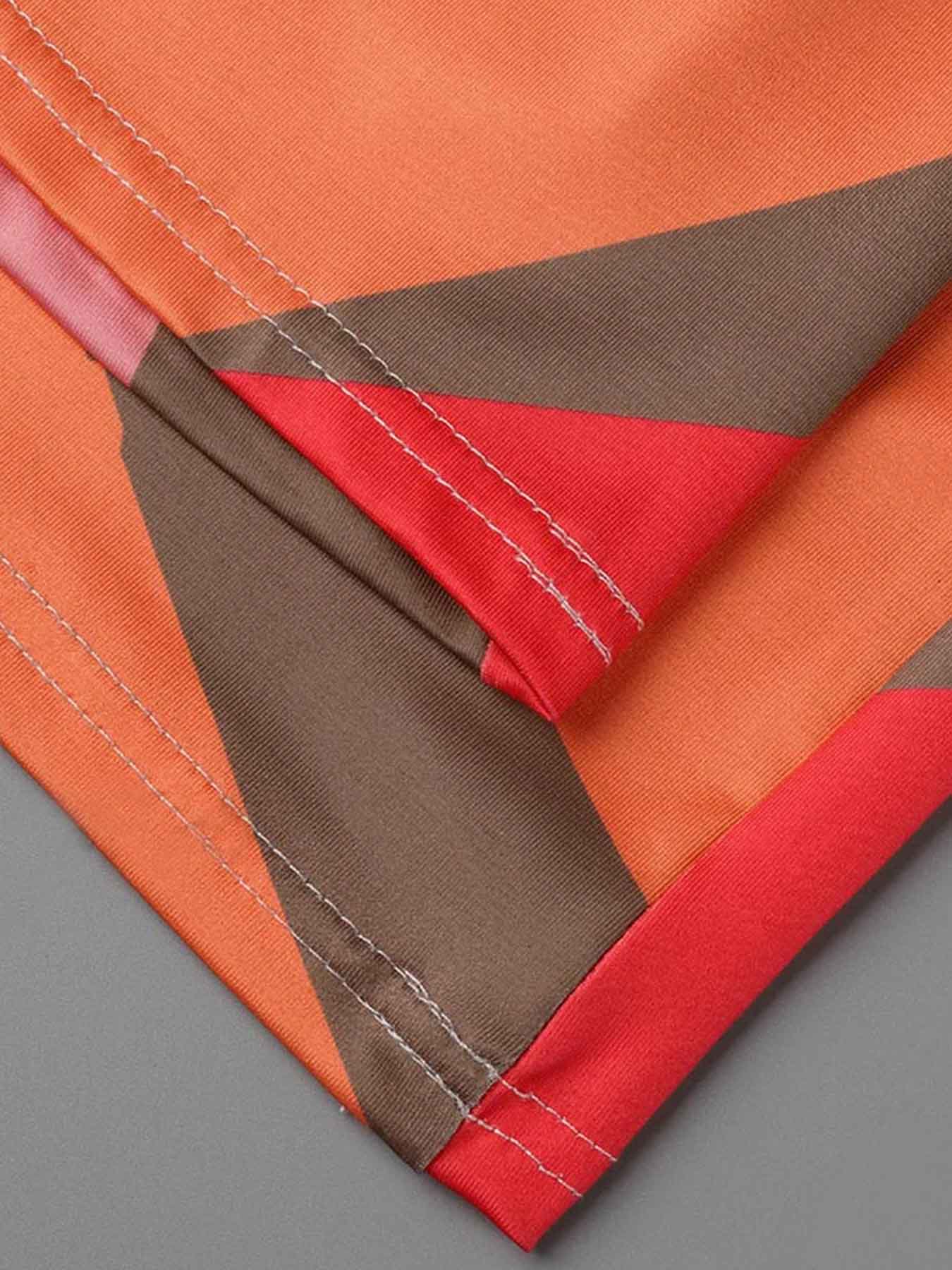 Women's Geometric Print Tank Jumpsuit, Casual Sleeveless Jumpsuit for Summer, Women's Jumpsuit for Beach Holiday, Elegant Party Jumpsuit