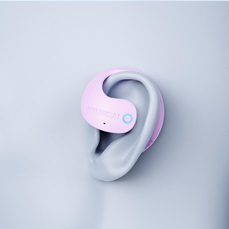 HYUNDAI X15 OWS Wireless Bluetooth Earphones,Spatial Surround Sound Headset Light-Weigh Ergonomic Design Open Ear Headphones, Long Battery Life, Compatible with Various System