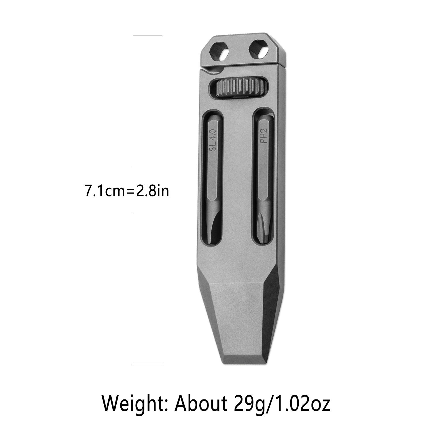 Mini Edc Tool Titanium Alloy Material, Compact Multitool for Everyday Carry, Durable and Lightweight Pocket Knife Accessory