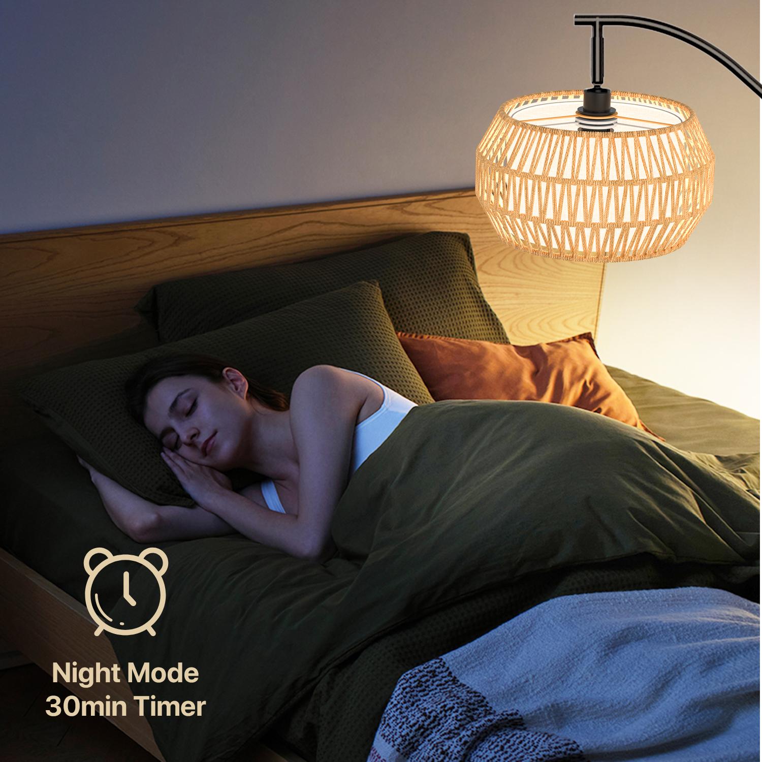 GLITGATE RGB Dimmable Y Floor Lamp with Remote Control, Bohemian Floor Lamp with 3 CCT,Farmhouse Floor Lamps with Rattan Shades, Mid century modern floor lamp, Adjustable Tall Lamp for Bedroom, Office for living room,bedroom GLITGATE RGB Dimmable Y Floor Lamp with Remote Control, Bohemian Floor Lamp with 3 CCT,Farmhouse Floor Lamps with Rattan Shades, Mid century modern floor lamp, Adjustable Tall Lamp for Bedroom, Office for living room,bedroom