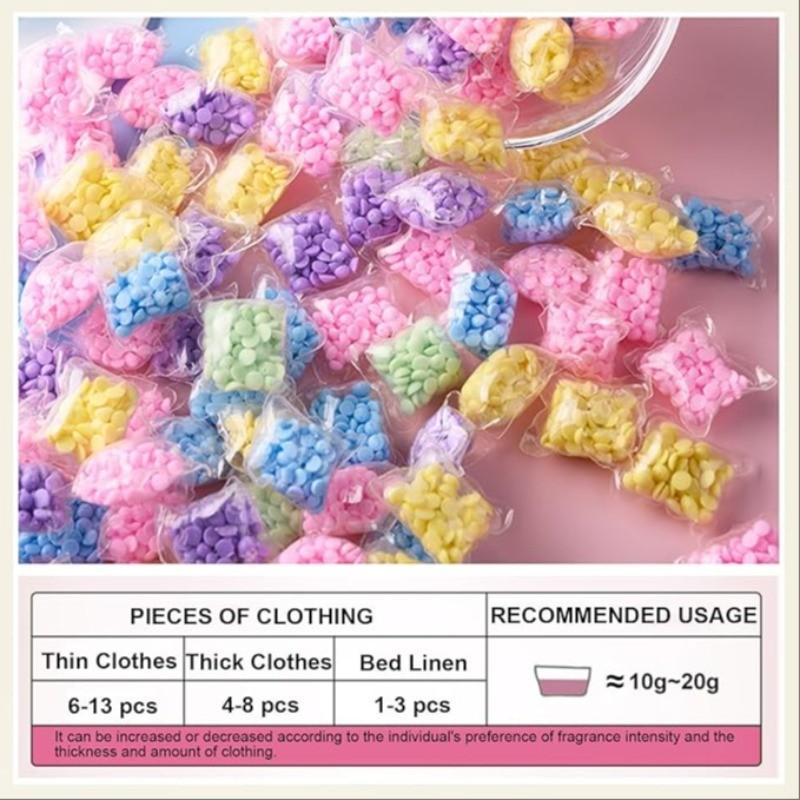 Laundry Scent Booster Beads, 30pcs/60pcs/110pcs/250pcs Fresh Scent Beads; Laundry Beads for Washing Machine, Reduce Static Cling, Long Lasting Scent, Make Clothes Fresher; S and Aroma Booster During Laundry Process