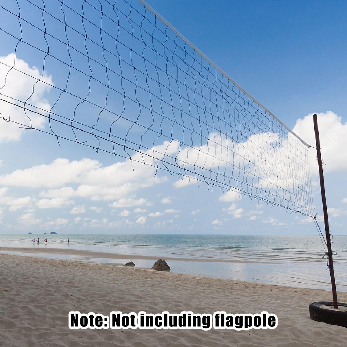 Professional Indoor/outdoor Volleyball Net, Durable Stainless Steel Rope, Thick Edge Band, Ideal for Tennis, Pickleball, Badminton