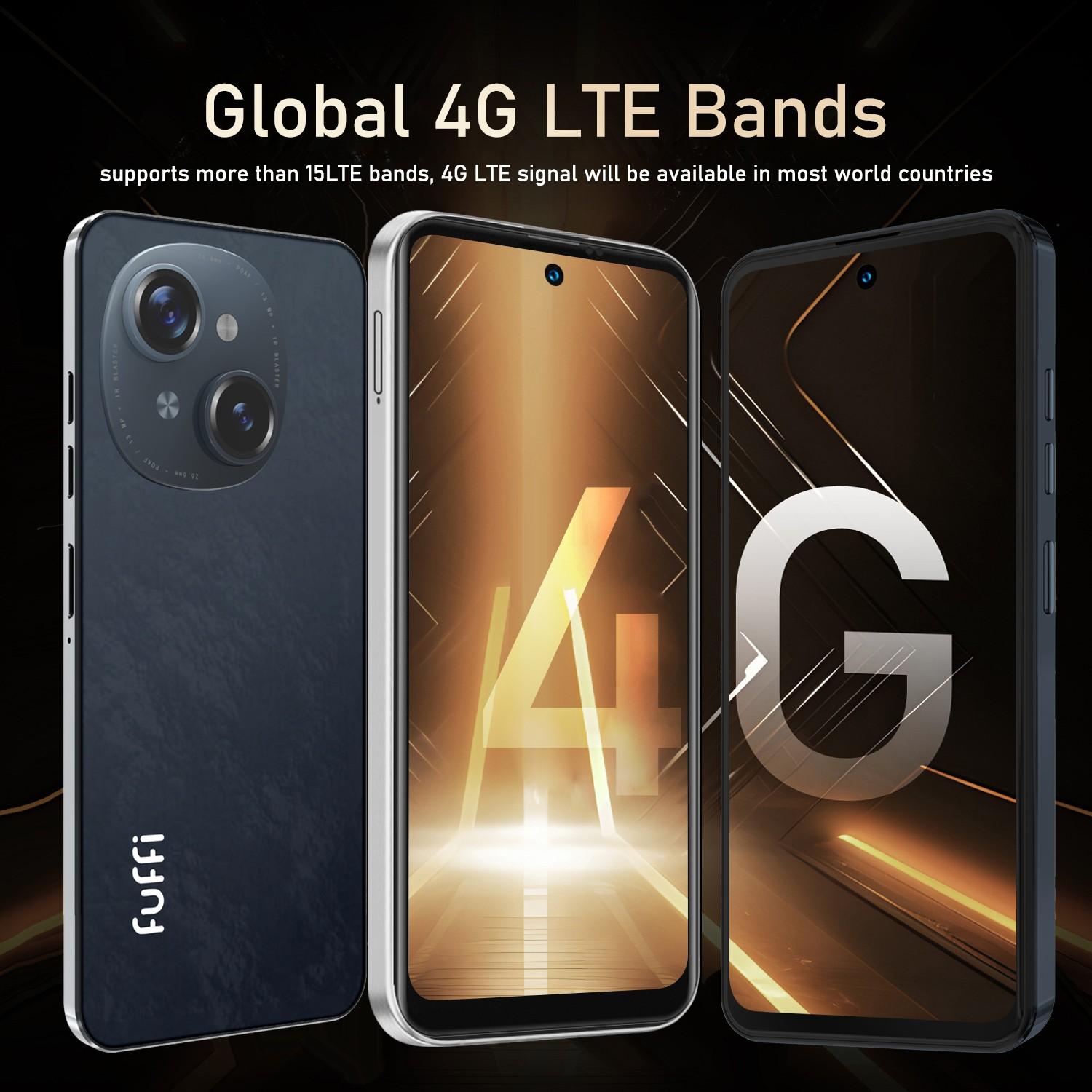 FUFFI-Smartphone, 6.56-Inch Screen, Unlock 4g Network, Android 10.0, 3+32GB Memory, 3100mah Battery, Dual Sim, Quad-Core Processor, Fashion Phone