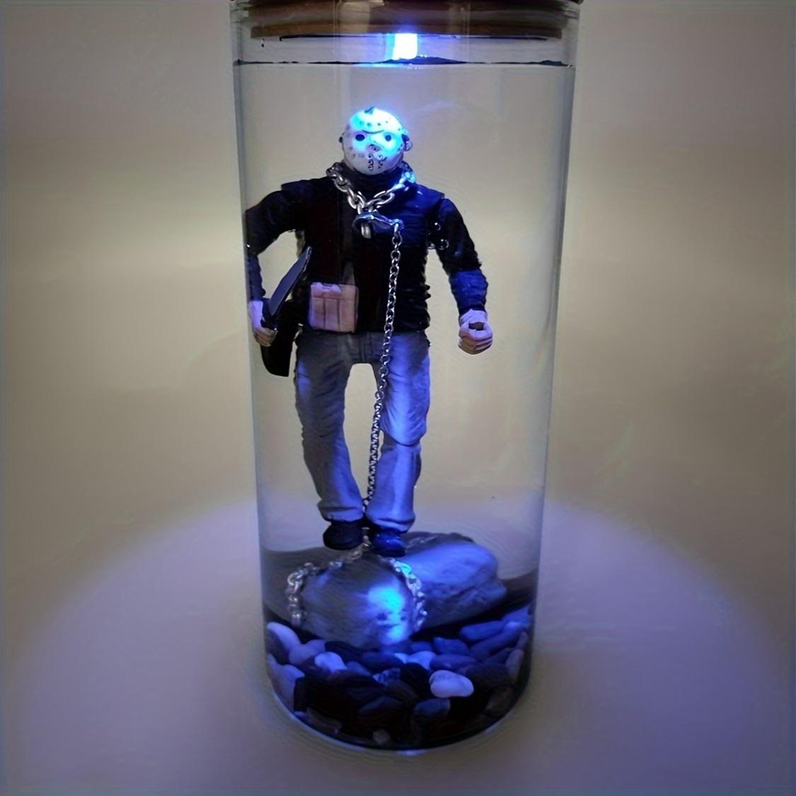 Jason Walkers,Vintage Horror Lamp, Horror Decor, Horror Movie Decor, Horror Gifts, Scary Collector Water Lamp,Horror Decorations Adjustable Brightness Lights Illuminated Lantern
