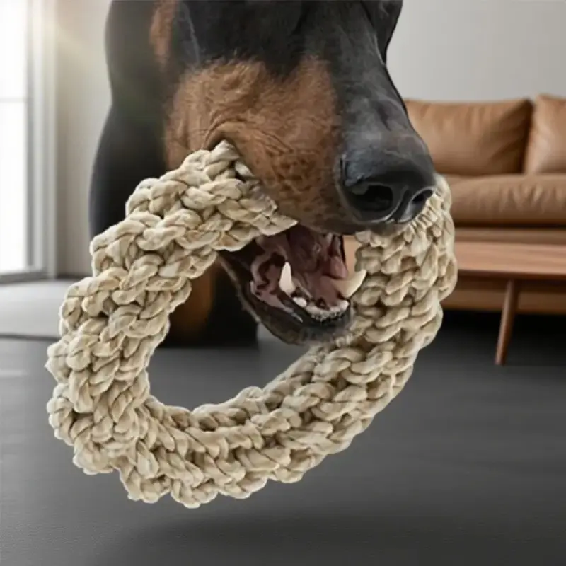 Durable Bite-Resistant Dog Toy, Heavy-Duty Interactive Chewing Toy for Medium to Large Dogs, Perfect for Tug-Of-War and Solo Play