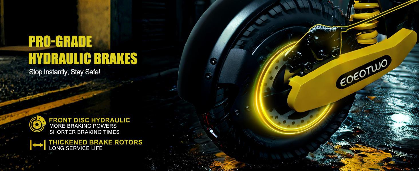 GT06 Adult electric scooter, high power, 1200 W, 48V13/23.4 ampere-hour battery, 20-40 miles range, 11-inch all-terrain tires, foldable, with front and rear shock absorption, suitable for teenagers' commuting.