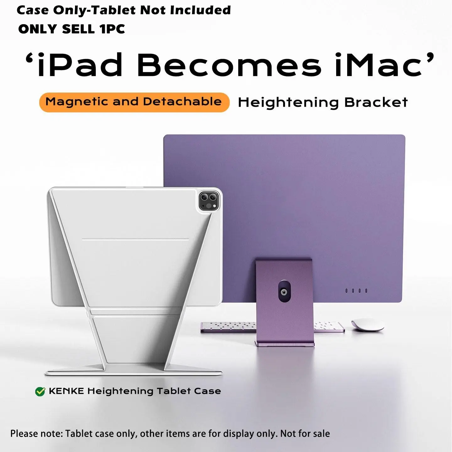 Magnetic Protective Tablet Case, Cover, Tablet Covers, Lightweight Frameless Design, Detachable, For iPad 2026 Air Pro 11 Inch M5, ipad 10th-11th gen, mini 6-7 (A17 Pro), Pro 12.9 (2020-2022), horizontal and vertical support, Landscape