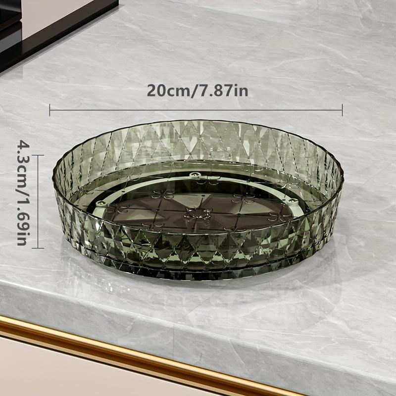 360° Rotatable Fruit Basket, 1 Count Fruit & Vegetable Storage Basket, Multipurpose Fruit Plate, Kitchen & Bathroom Storage Organizer