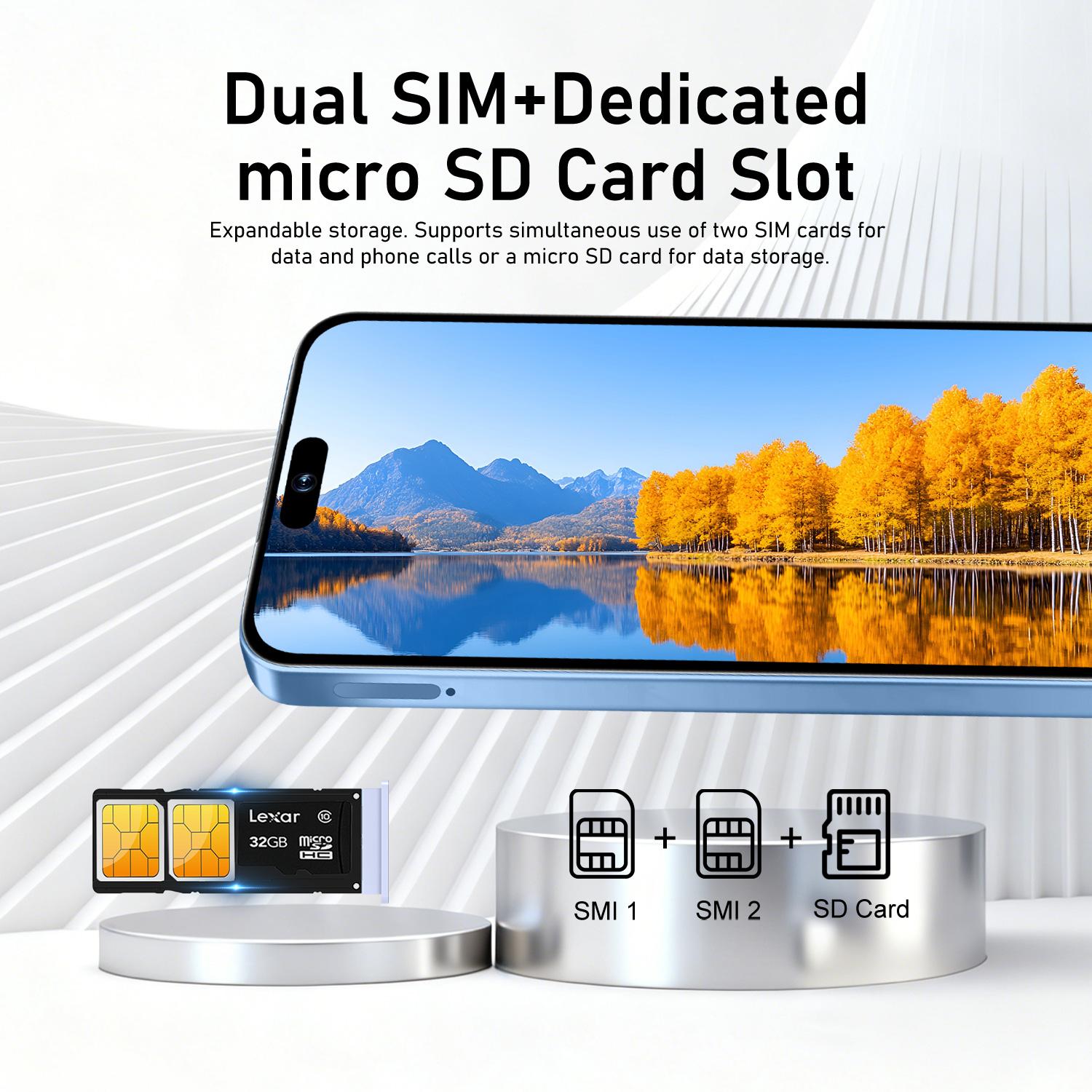 Astarry-4g Smart Phone 16 Pro Max, 6.93-Inch Screen, Large Screen Smartphone, Eight Core Smartphone, 8-Core Mtk6762, 6gb+128GB, Android 12, Dual Sim Smartphones, WiFi, Bluetooth-compatible, Gift Idea