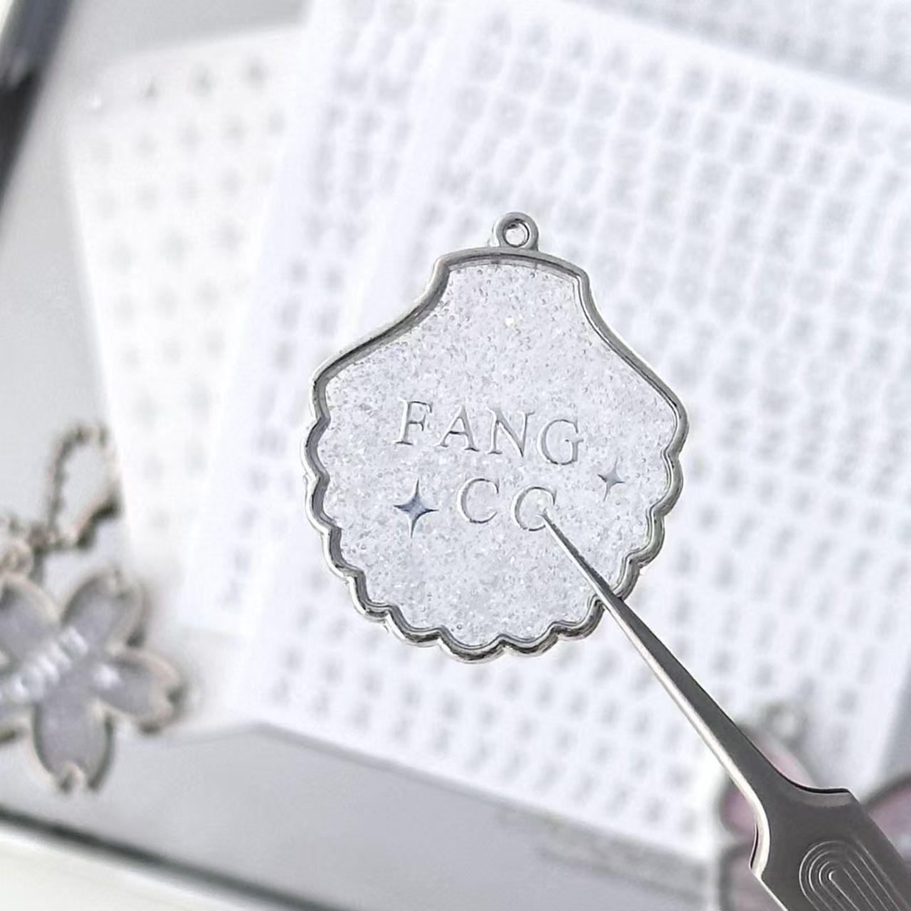 1/3pcs Silver Letters Star Stickers Y2K Kpop Toploader Deco Journaling Stickers Aesthetic Korean Stationery Art Decals for Phone