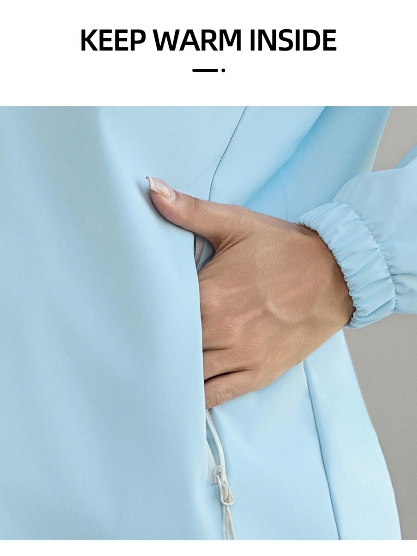 Thin Windproof Waterproof Jacket, Sports Jacket, Sporty Fashion Outerwear, Single Piece Thin Coat, Ideal for Outdoor Activities