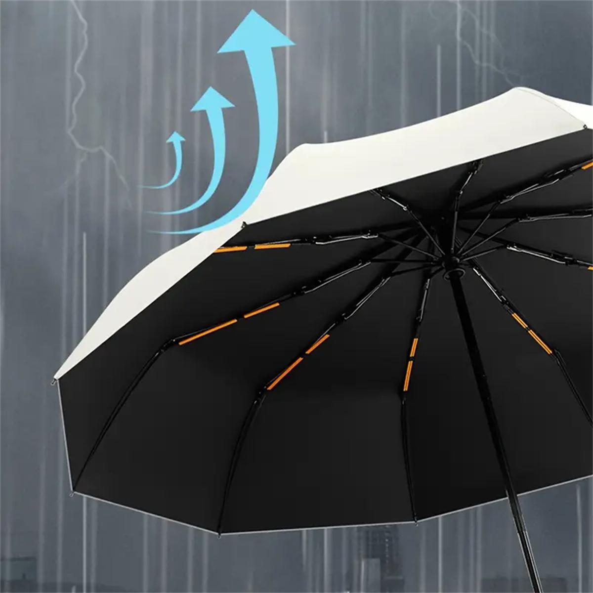 Automatic Folding Umbrella 1 Count 60pcs Portable Rain Umbrella with Loop Buckle Windproof Waterproof for Men Women