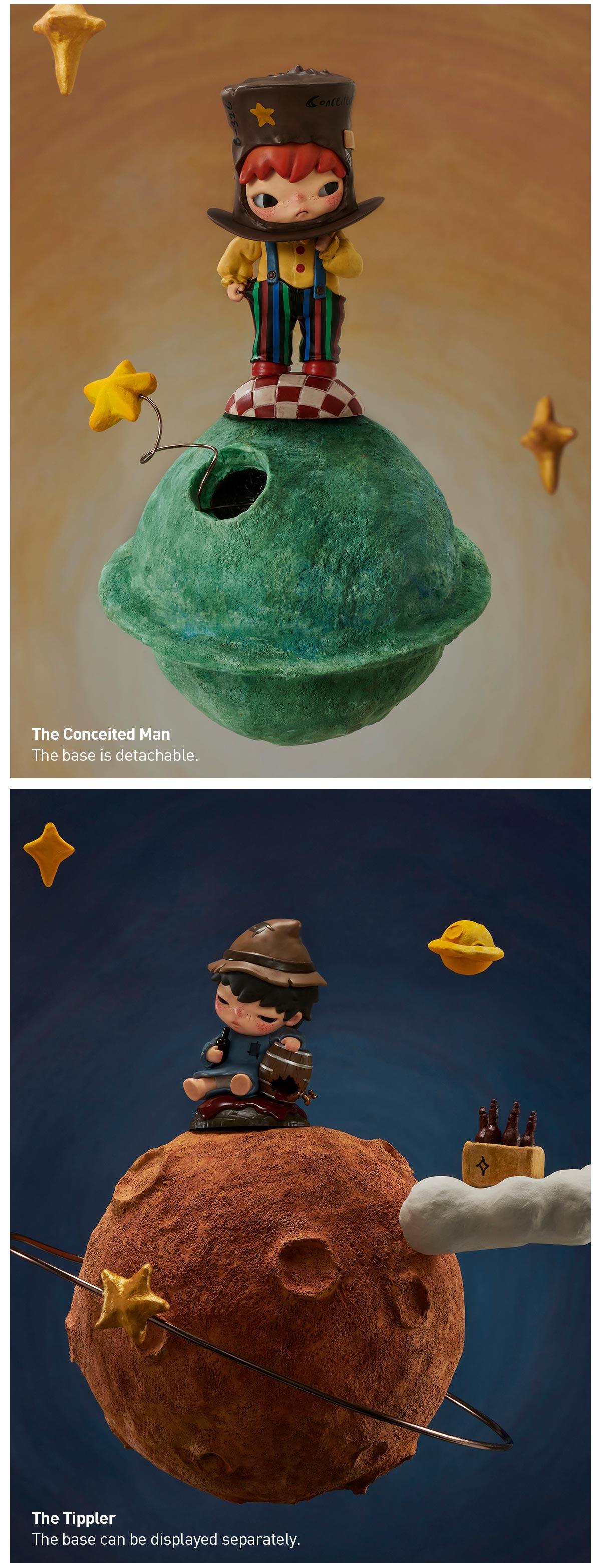 POP MART Hirono×Le Petit Prince Series Figures, Blind Box, Mystery Box