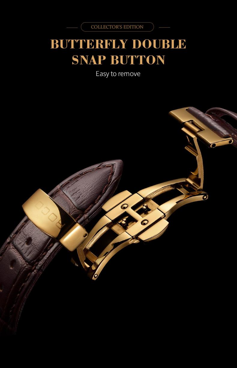 ROCOS Luxury Fully Automatic Mechanical Watch | High-End Stylish Design, Waterproof & Durable, Men's Minimalist Elegance, Showcasing Exceptional Taste