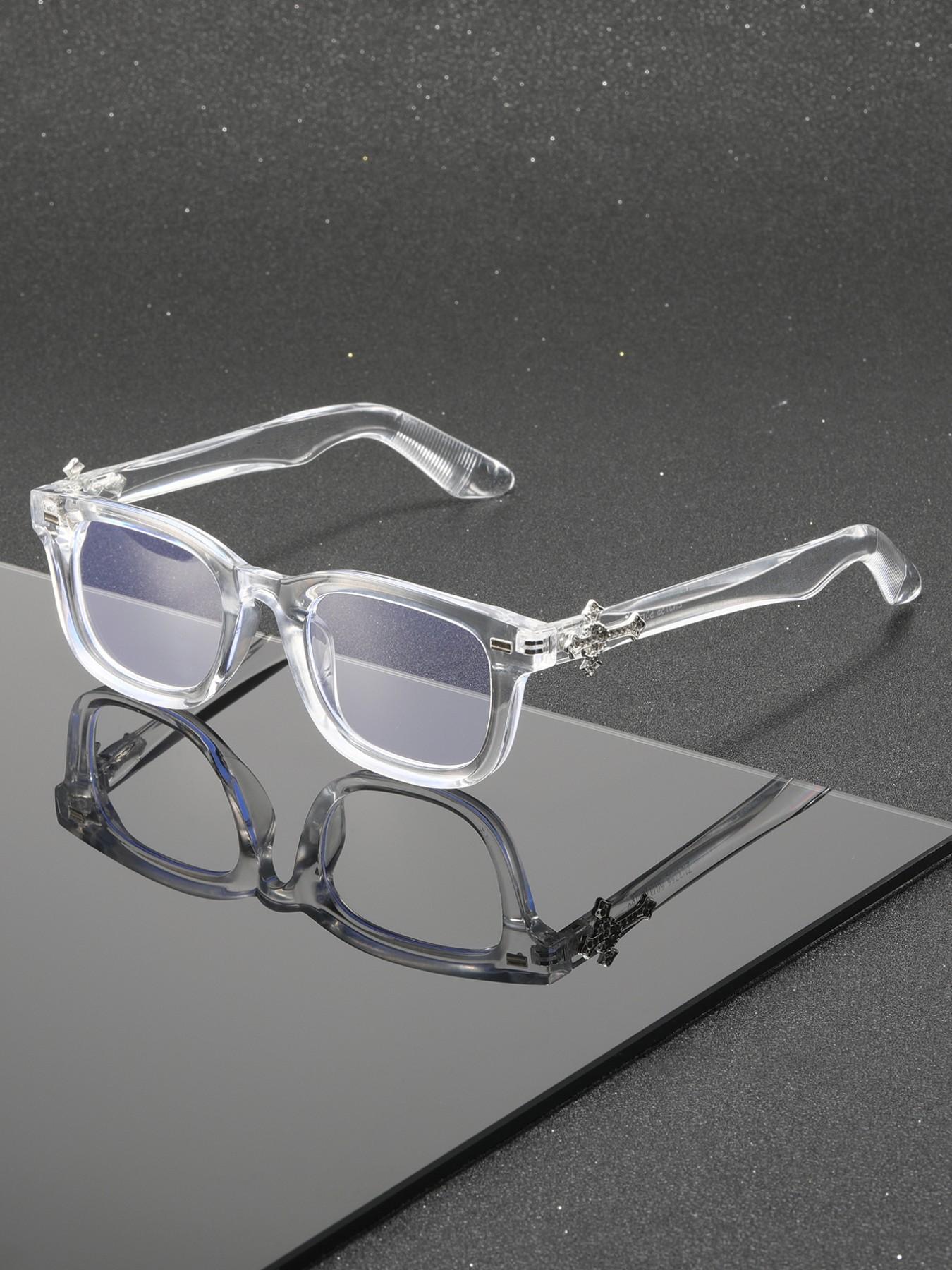 Classic Flat Light Glasses, High Quality Eyeglasses, Elegant Unisex High Intelligence Style, Trendy Casual Frames, Perfect for Work and Daily Use, Durable Streetwear Fashion