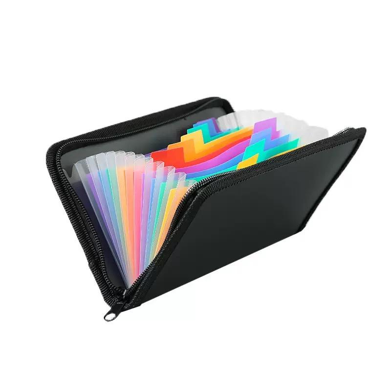 Fireproof Expanding File Folder, 13 Pockets Accordion File Folder, Important Document Organizer Holder with Labels, Paper Organizers, Portable File Organizer, Storage, Office Accessories