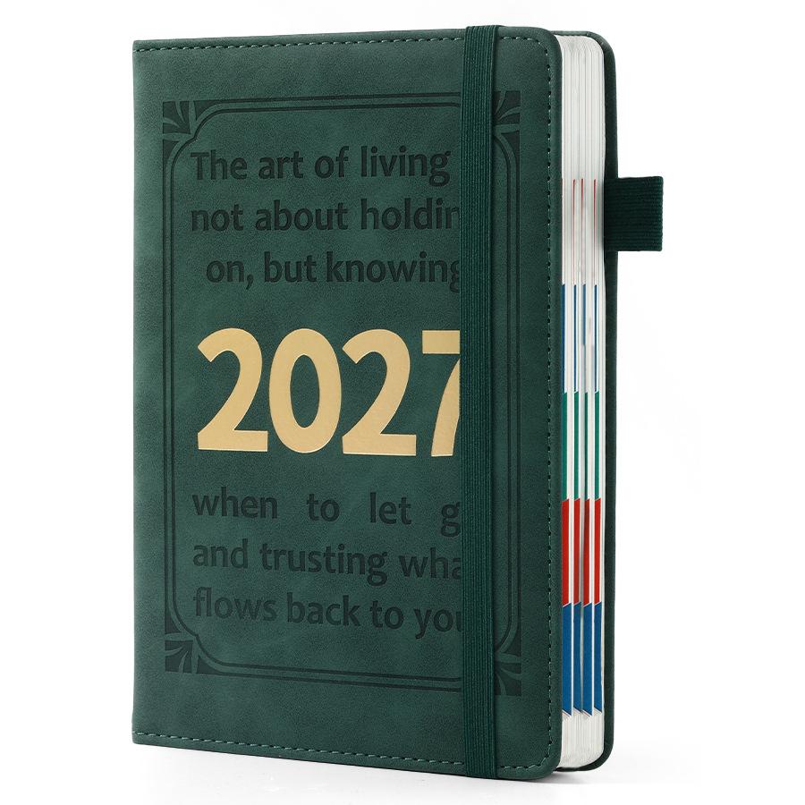 2027 Planner Daily Weekly Monthly Schedule Book, 12 Month Organizer, Goal Planning, Habit Tracker, to Do Lists, Time Management Planner