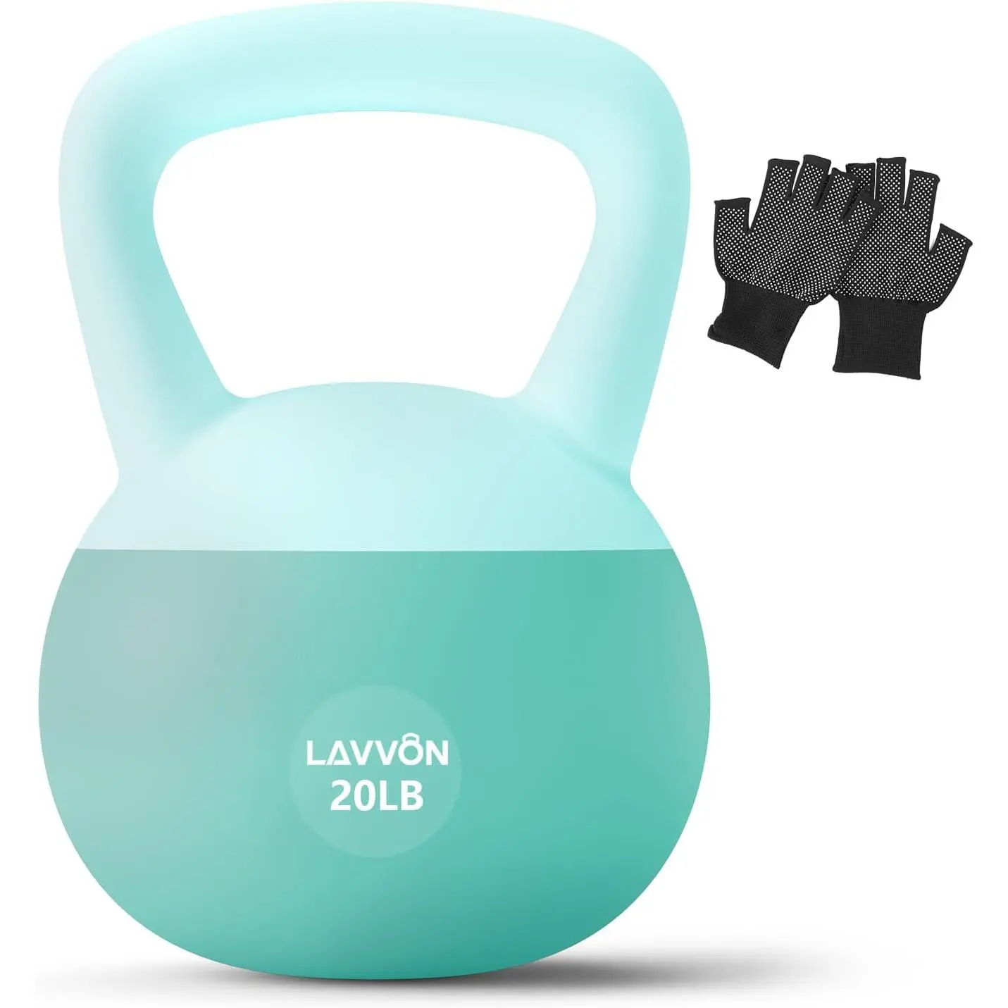 Soft Kettlebell for Weight Training - Anti-Slip Grip, Cushioned Shock-Absorption Base
