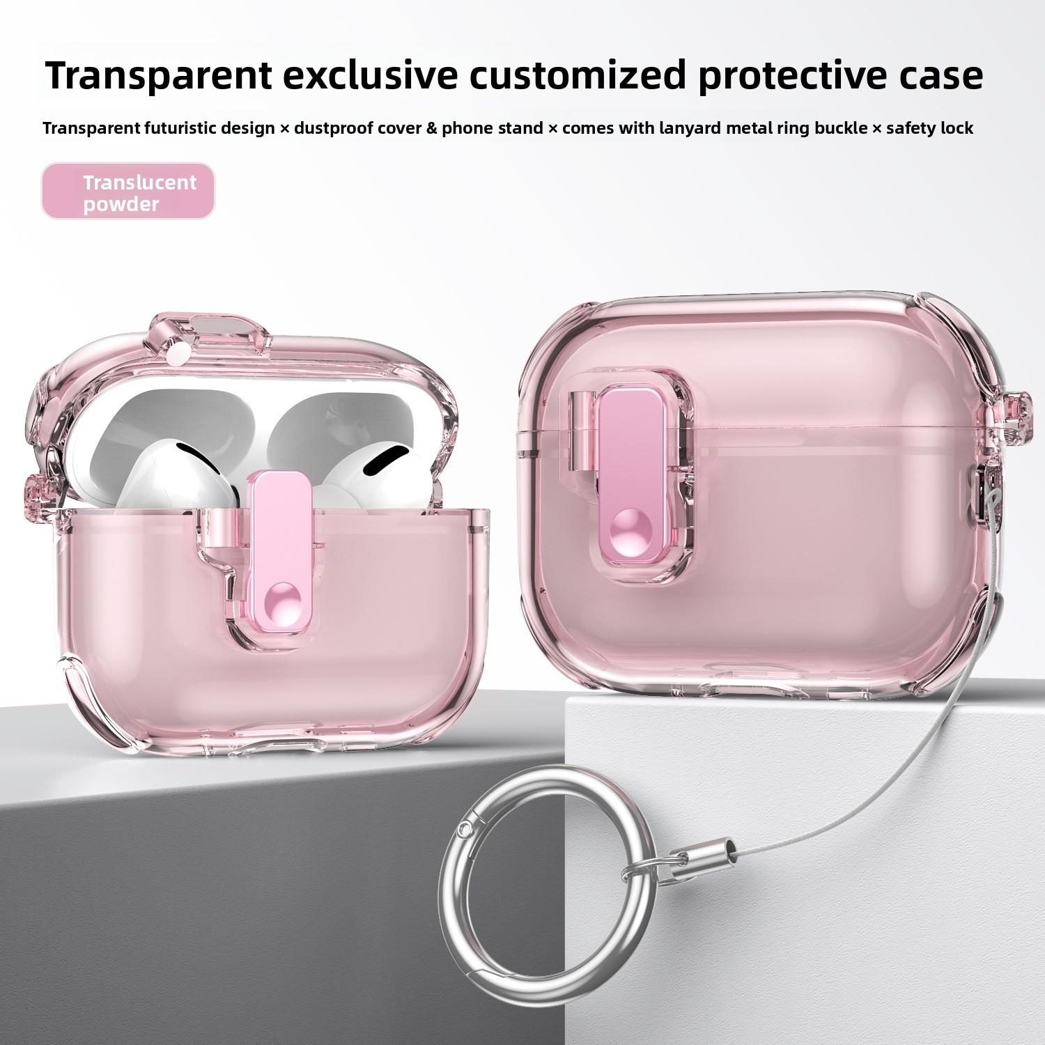 Compatible with Airpodspro3/pro2 Apple protective case, 3rd generation automatic pop-up cover, 4th generation Bluetooth earphone case