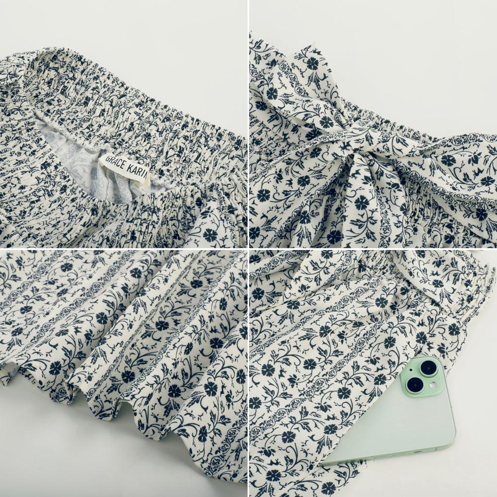 【New Arrival】Grace Karin vacation pants  Bohemian loose resort trousers in a trendy comfortable fabric SpringStatements