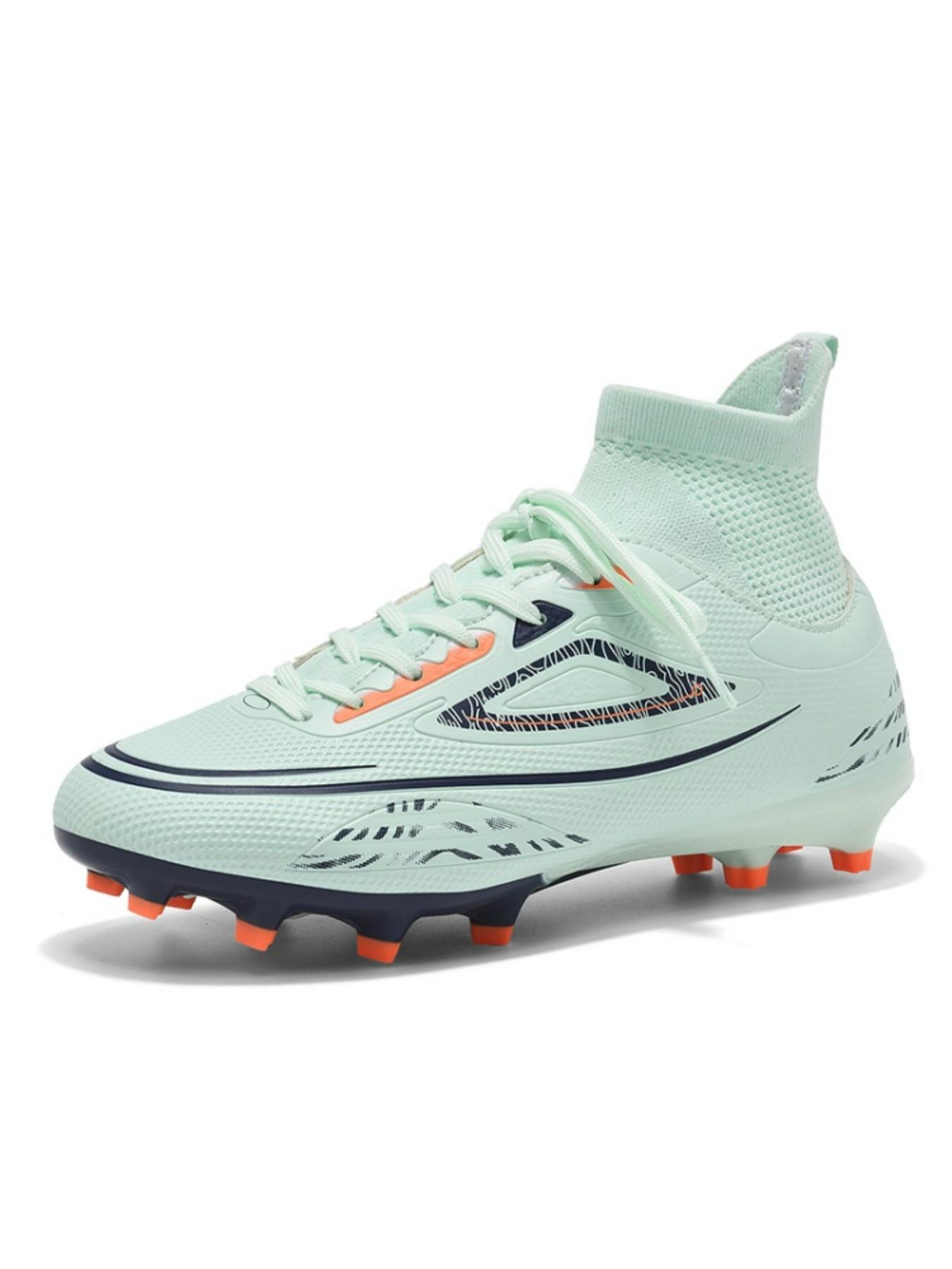 Men's/women's High-Top Soccer Shoes, Fg Cleats, Anti-Slip Breathable Design, Durable Tpu Sole, Ideal for Training, Running, Outdoor Use