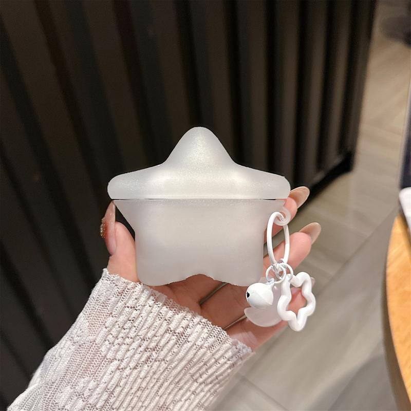 1 piece of star earphone case,Cute wireless Bluetooth earphone case, drop resistant, durable and stylish accessory, suitable for AirPods pro3/1/2/3/4/pro/pro2(Different models may have different shapes) 1 piece of star earphone case,Cute wireless Bluetooth earphone case, drop resistant, durable and stylish accessory, suitable for AirPods pro3/1/2/3/4/pro/pro2(Different models may have different shapes)