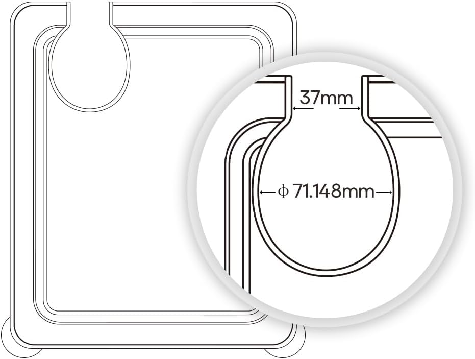 EVERIE Sous Vide Container with Universal Silicone Lid & Sous Vide Built-in Submersion Rack & Insulated Container Sleeve 12QT Kitchen Utensils for Cooking & Reheating Compatible with Anova,Breville Joule, Instant Pot Sous Vide Cooker  (KIT-TY-GJ)