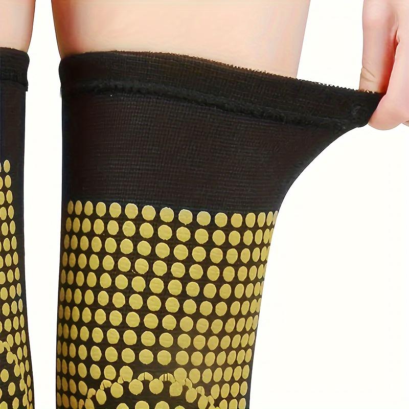 Double-sided Massage Points Knee Pads, 1 Pair Warm Knee Wrap, Knee Support for Elderly & Air-conditioned Rooms, Sports & Outdoor Accessories, Christmas, Christmas Gift, Knee Pads Knees