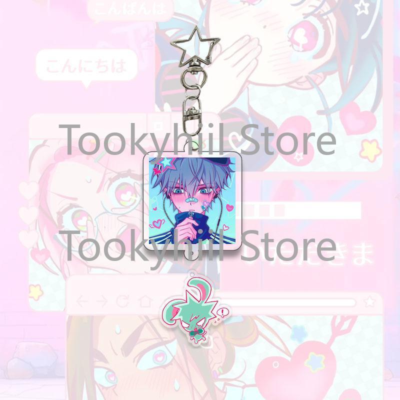 ‌ALIEN STAGE Star Keychain String Cartoon Couple Set Figure Luka Hyuna Keyring Pendant Image Exquisite Student Birthday Gift