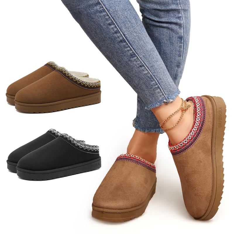 Slippers for Women Memory Foam Womens Slippers Fuzzy Slippers Gifts for Women Footwear Mini Boots Short Ankle