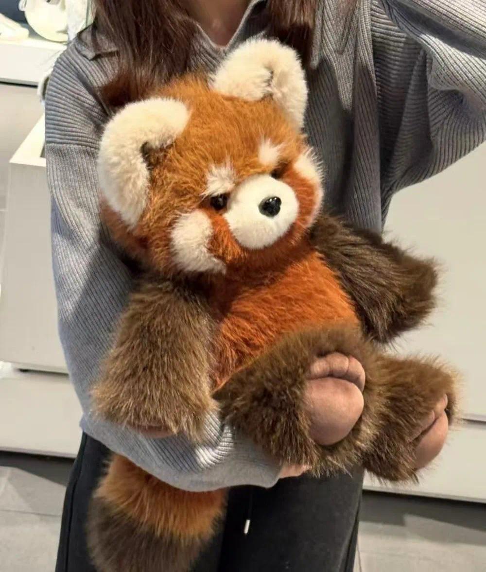Creative Gift Raccoon Animal Pillow Panda Emotional Support Run Fluffy Soft Animal Lovers Gift
