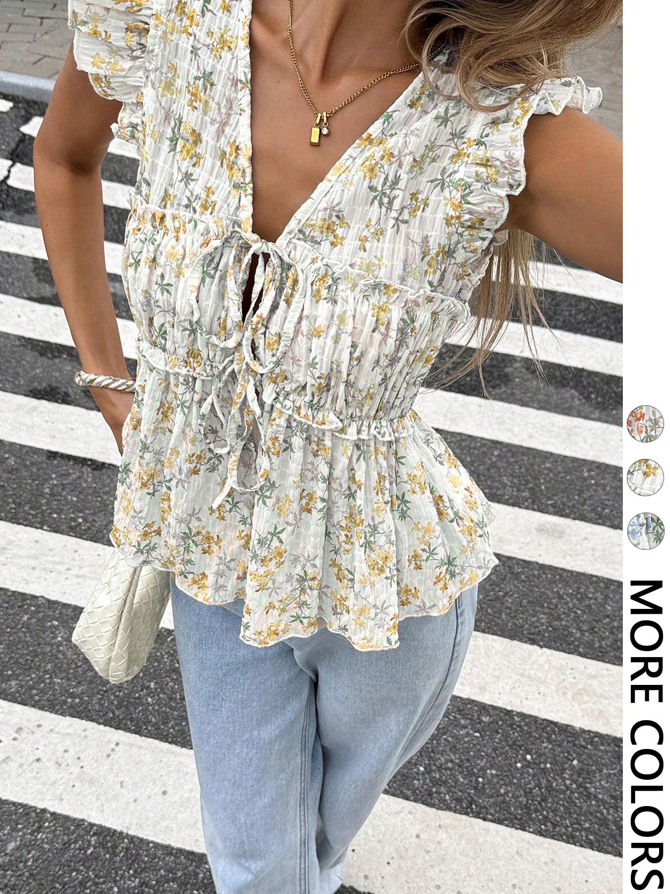 Women's Sleeveless Fitted Shirt Blouse, Fashionable For Summer