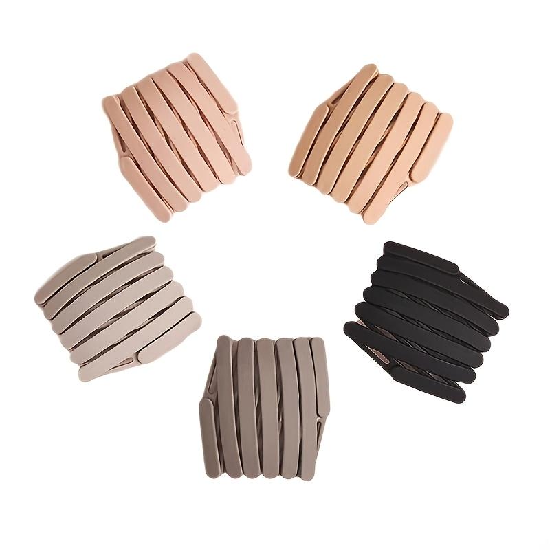 Foldable Headbands Women - Expandable Toothed Non-Slip Hairband Set in Assorted , Portable Pocket Travel Hair Additions for Face Washing, Skincare & Bangs Holding