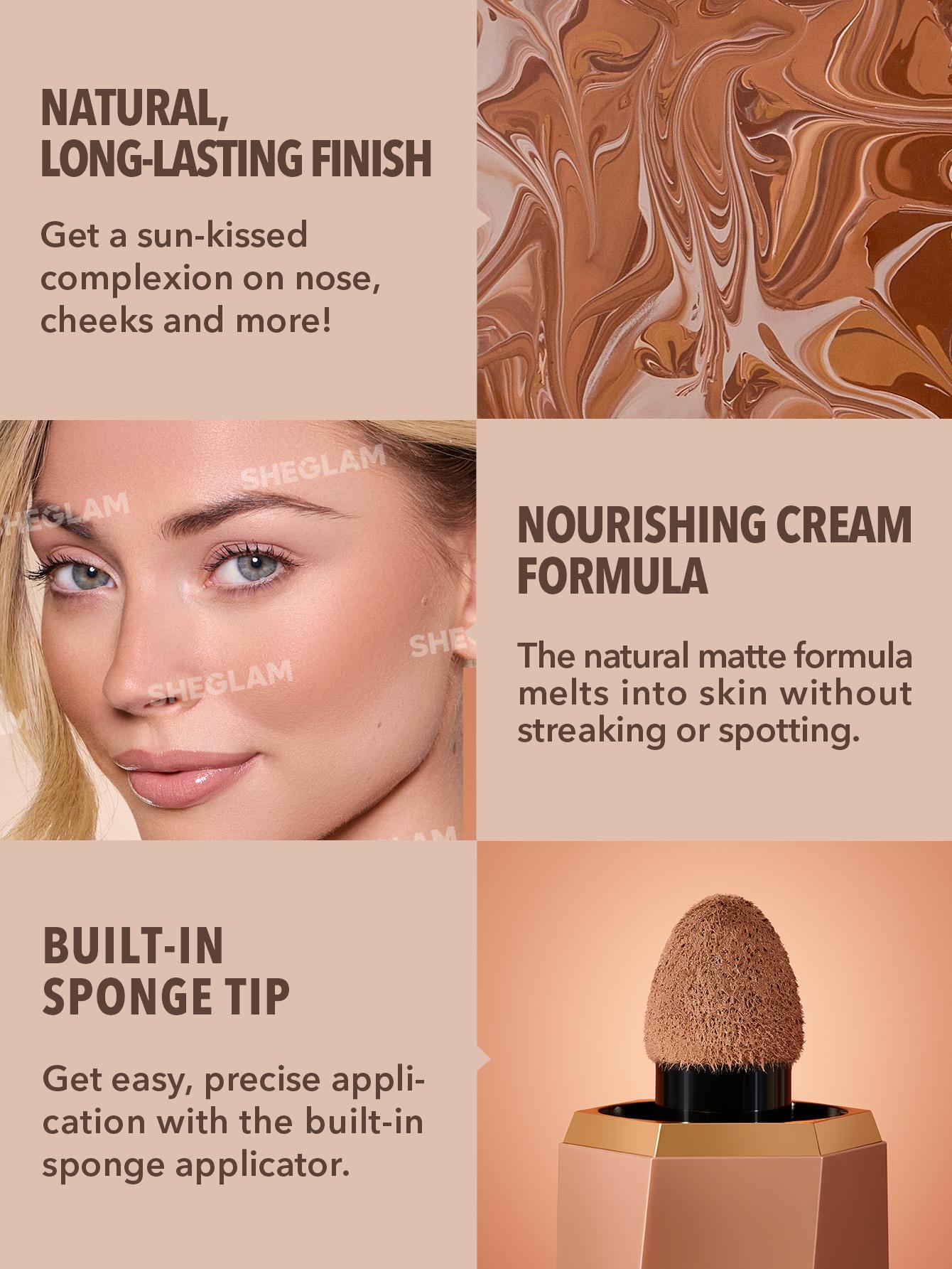 Sun Sculpt Liquid Contour-Soft Tan Golden Sun Makeup Cosmetic-Effortlessbeauty