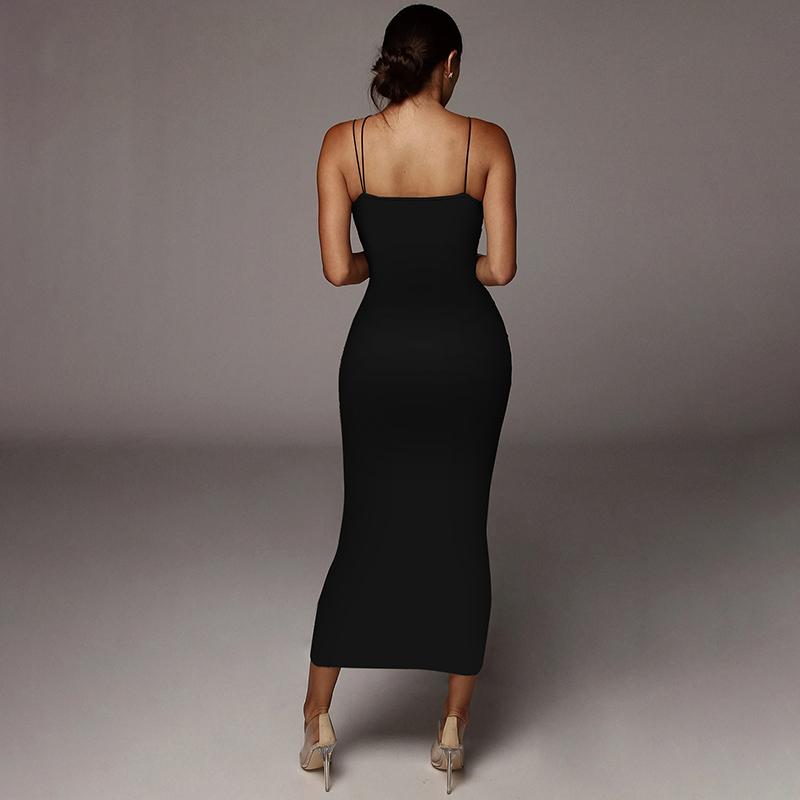 Wild Leopard Print Spaghetti Strap V-Neck Sleeveless Dress Women's 2025 Summer Fall New Sexy Lady Casual Bodycon Long Dress Elegant Party Night Club Dresses