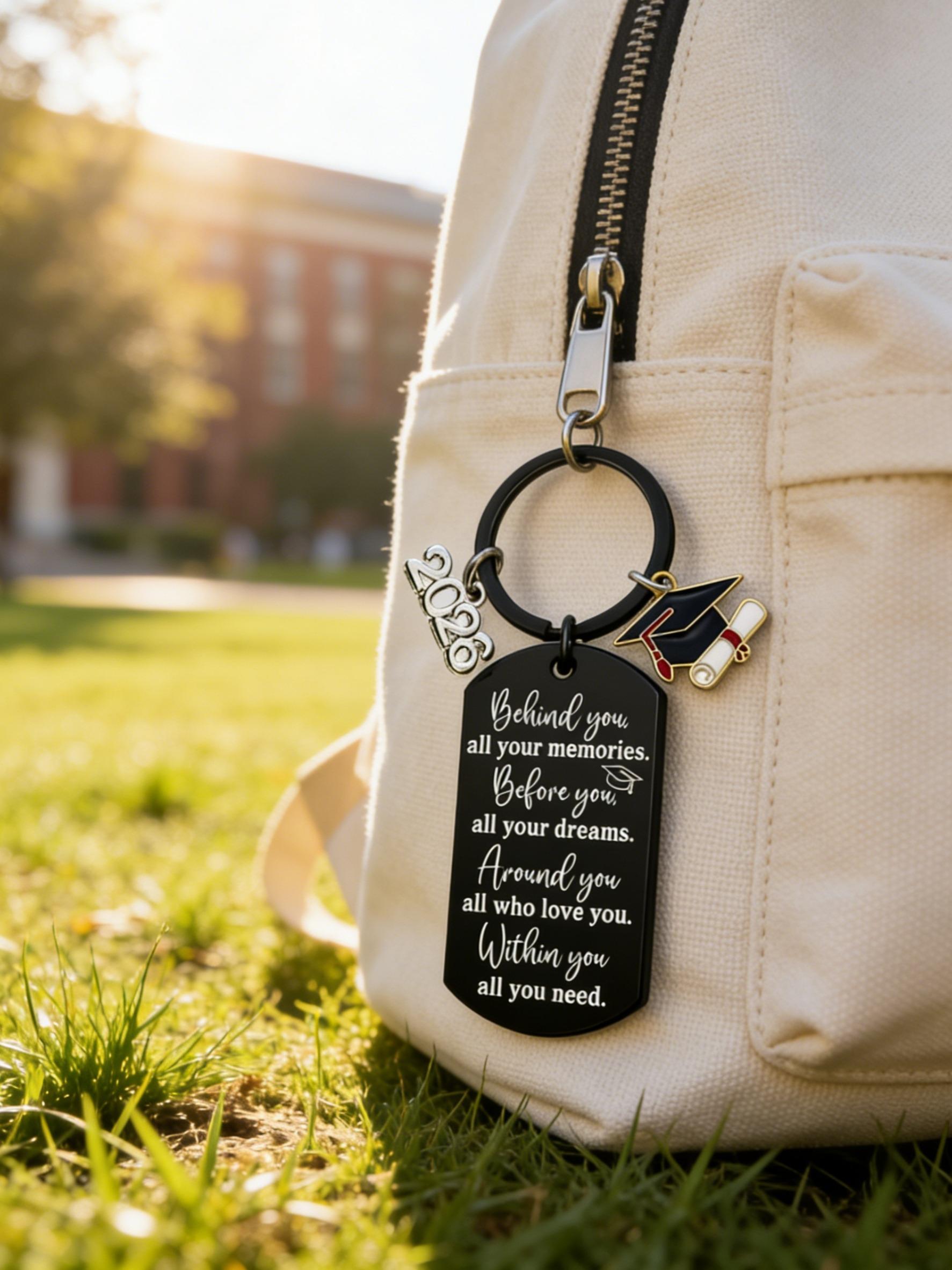 2026 Inspirational Graduation Keychain Gift