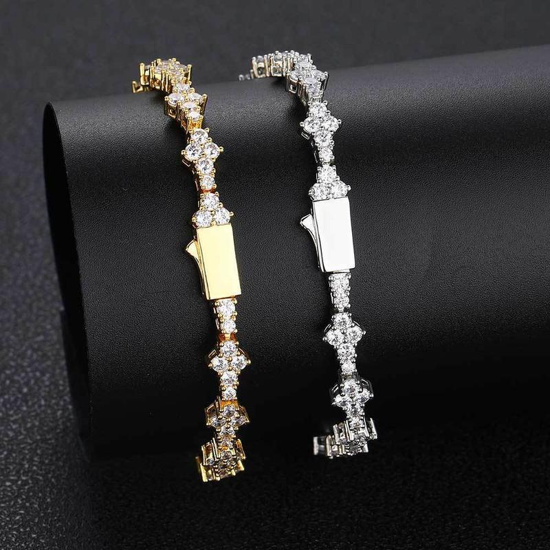 Viral 18K Gold Tennis Bracelet for Men Women, 6.5mm Classic CZ Chain with Premium Sparkle & Durable Tarnish-Proof Finish, Perfect Stackable Everyday & Party Jewelry