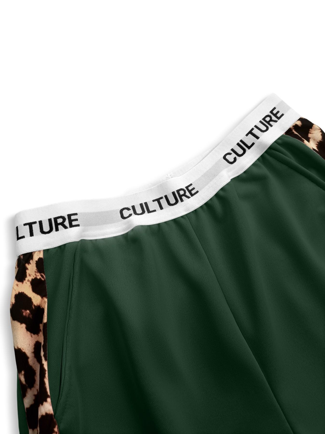 American Retro Leopard Print Straight Leg Pants, Lightweight Breathable Loose Fit, Summer Streetwear Casual Long Pants